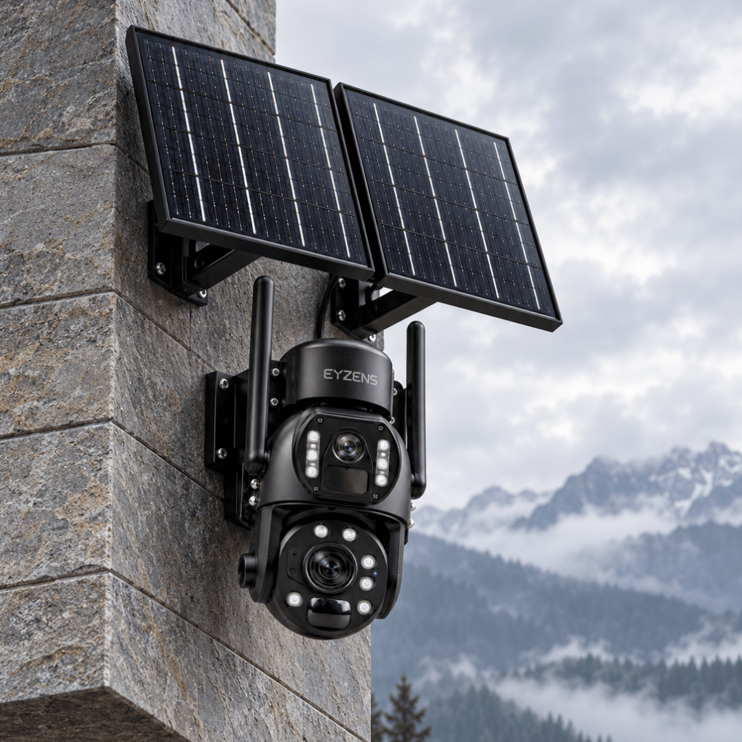 3,300ft Range 36x Zoom - 4K Solar Security Camera