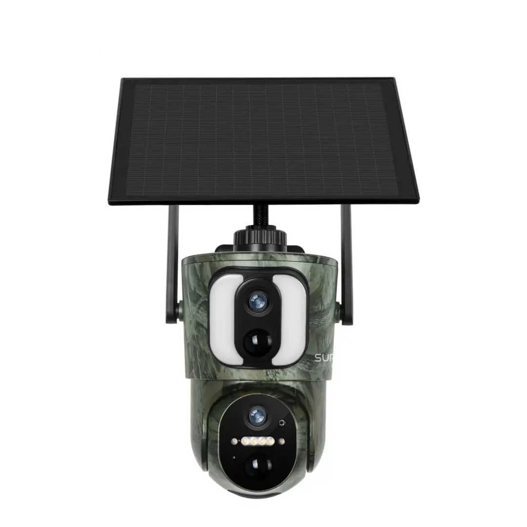 4K 8MP Ultra Full HD Solar Powered Security Camera 4G Colorful Day & Night Vision