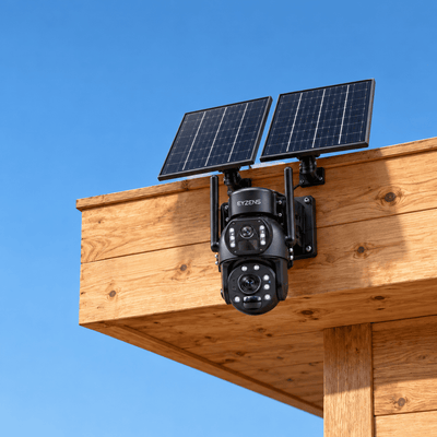 3,300ft Range 36x Zoom - 4K Solar Security Camera