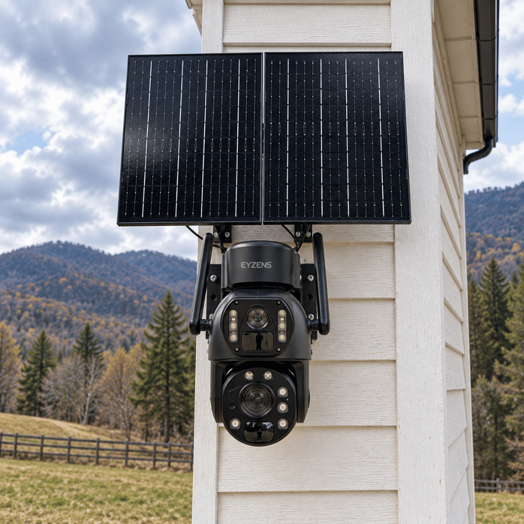 3,300ft Range 36x Zoom - 4K Solar Security Camera