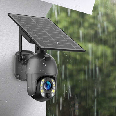 Motion Detection 4K 15MP Ultra Full HD Solar Powered Security Camera Night Vision 10X Zoom (no monthly fees)