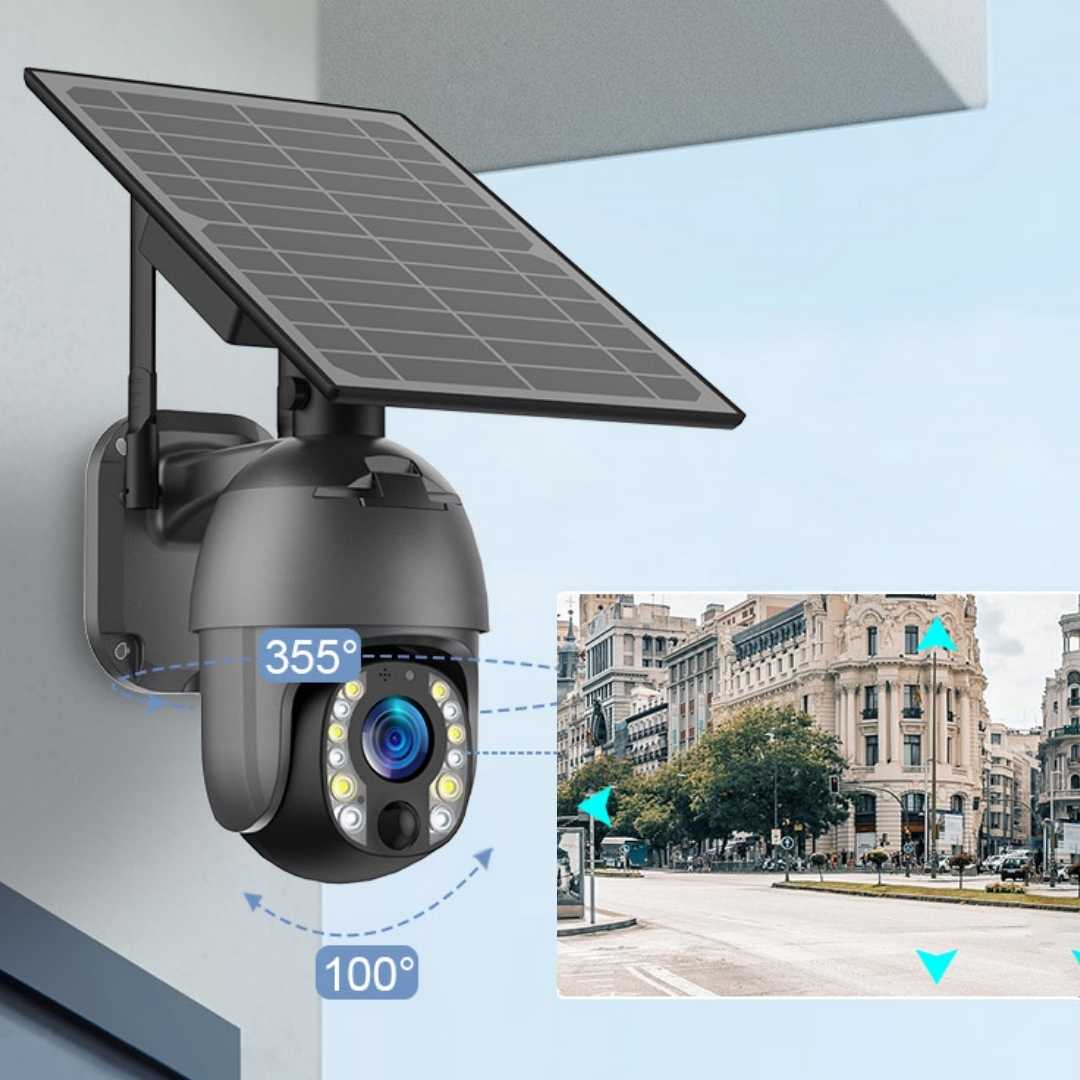 Motion Detection 4K 15MP Ultra Full HD Solar Powered Security Camera Night Vision 10X Zoom (no monthly fees)