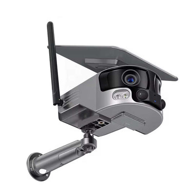 4K 180° Ultra Wide Fisheye-Lens Solar Powered Security Camera (no monthly fees)