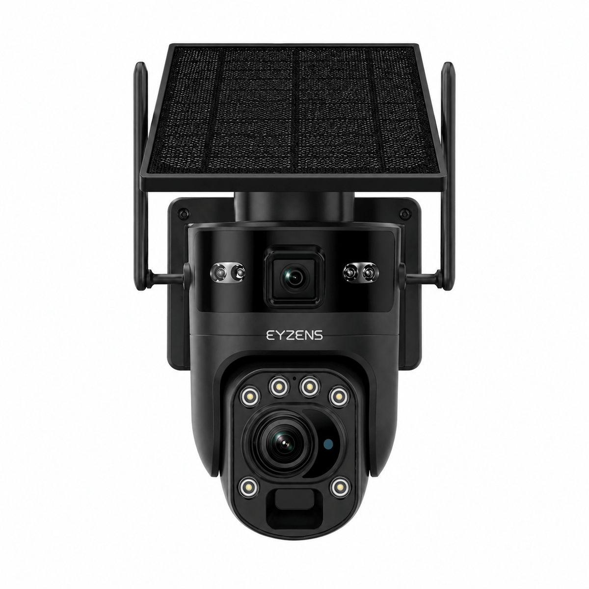 10x Optical Zoom - 1,700ft Range 4K Solar Security Camera WiFi